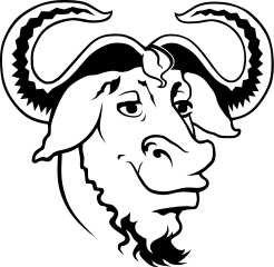 GNU logo (we will use the GNU assembler!)