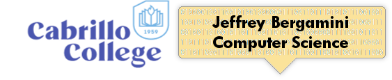 Jeffrey Bergamini — Cabrillo College Computer Science